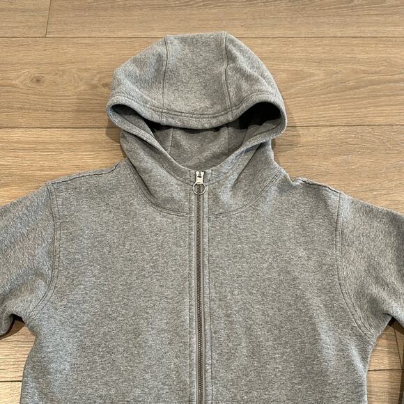 LULULEMON Heathered Core Medium Grey All Yours Zip Hoodie Fleece Jacket‎ Size XS - Picture 4 of 11
